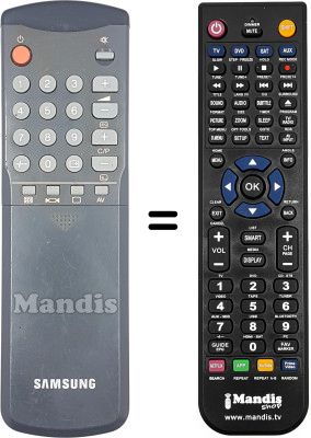 Gleichwertige Fernbedienung Samsung 3F14-00033-320 Gleichwertige Fernbedienung Samsung 3F14-00033-320