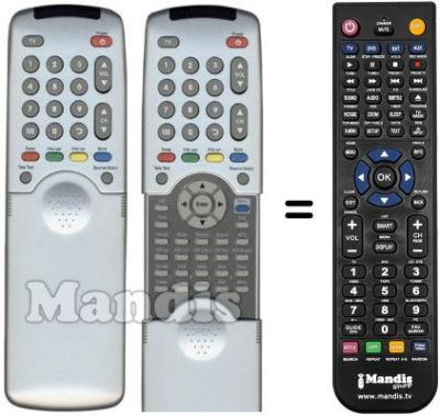 Replacement remote control Trans Continents TR42500P