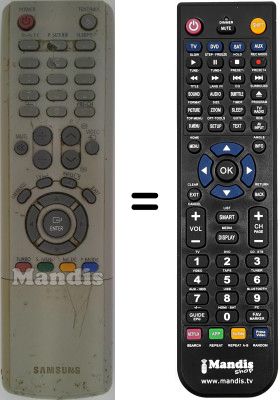 Replacement remote control Samsung LA32R51B Replacement remote control Samsung LA32R51B