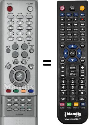 Replacement remote control Samsung LE40M61 Replacement remote control Samsung LE40M61
