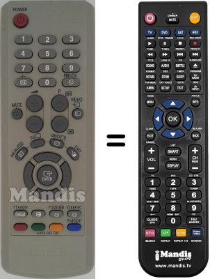 Replacement remote control Samsung CZ21K22TSX/XEH Replacement remote control Samsung CZ21K22TSX/XEH