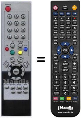 Gleichwertige Fernbedienung RCL-05