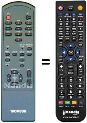 Replacement remote control REMCON992 Replacement remote control REMCON992