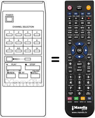 Replacement remote control RC81