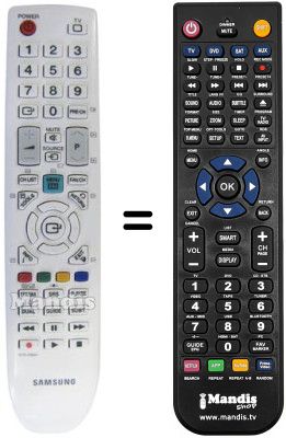 Gleichwertige Fernbedienung Samsung LE40B531P7WXRU Gleichwertige Fernbedienung Samsung LE40B531P7WXRU