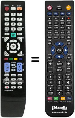 Replacement remote control Samsung UE55B7050WPXXE