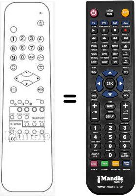 Replacement remote control RC613311