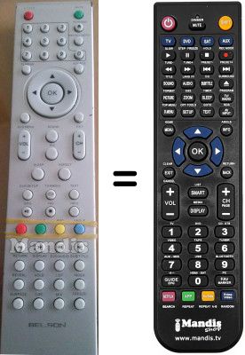 Gleichwertige Fernbedienung BSV26188 V02