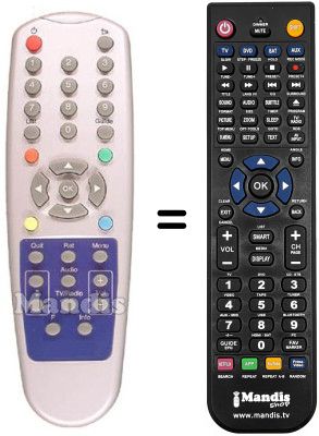 Gleichwertige Fernbedienung REMCON1194