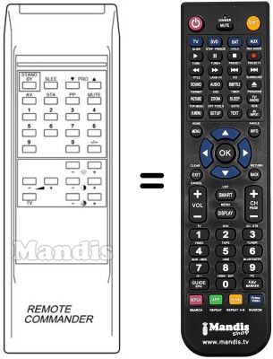 Replacement remote control Karcher CTV4620 Replacement remote control Karcher CTV4620