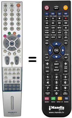 Replacement remote control Humax LIT-26 DTT