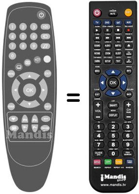 Replacement remote control Sagem DT60