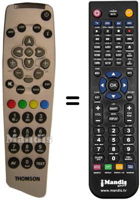 Replacement remote control REMCON587 Replacement remote control REMCON587