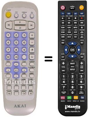 Replacement remote control REMCON1243