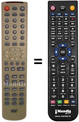 Gleichwertige Fernbedienung REMCON1103