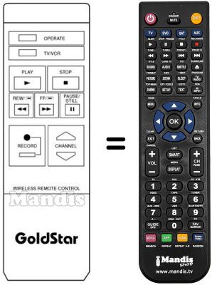 Gleichwertige Fernbedienung REMCON234 Gleichwertige Fernbedienung REMCON234