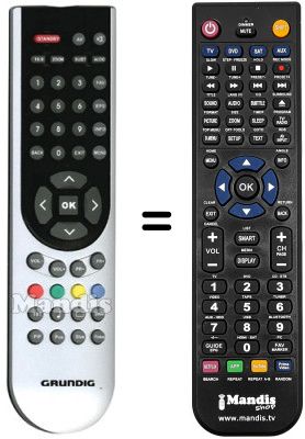 Replacement remote control Grundig RCH5J52