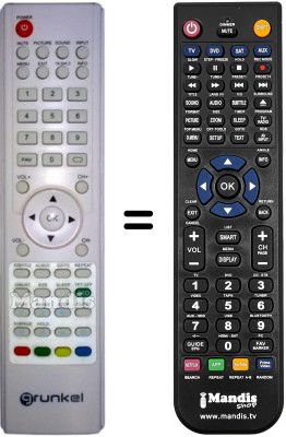 Replacement remote control L1912B