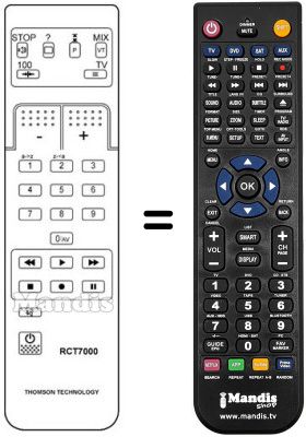 Replacement remote control REMCON683 Replacement remote control REMCON683