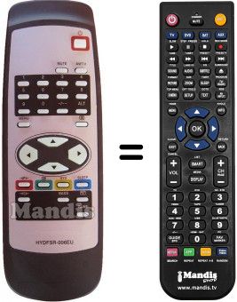 Replacement remote control Hisense HYDFSR-006EU