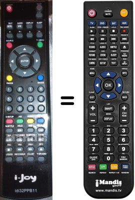 Replacement remote control i-Joy IDI32PPB11