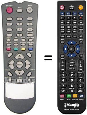 Replacement remote control REMCON243