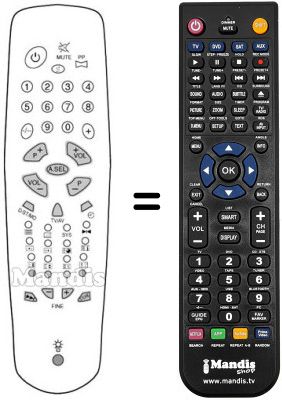 Replacement remote control Sound Color MZ1410