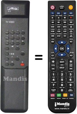 Replacement remote control Metz 6343