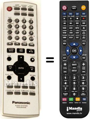 Replacement remote control Panasonic N2QAJB000096