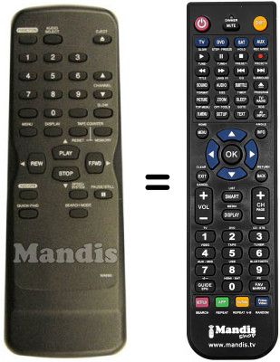 Gleichwertige Fernbedienung Funai 29A-754