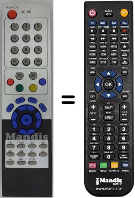 Replacement remote control EASY LIVING EL1406C