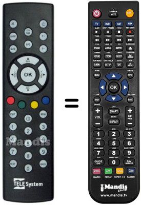 Replacement remote control REMCON1202