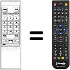 Replacement remote control Orion EUR53716