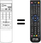 Gleichwertige Fernbedienung RC56 MONO