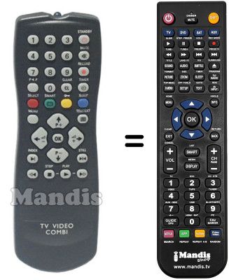 Replacement remote control Philips 862266712201
