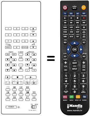 Gleichwertige Fernbedienung Grundig RC1028E