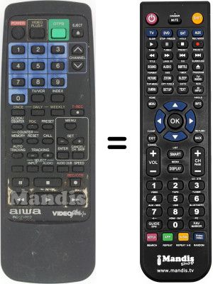 Replacement remote control RC-7VR12