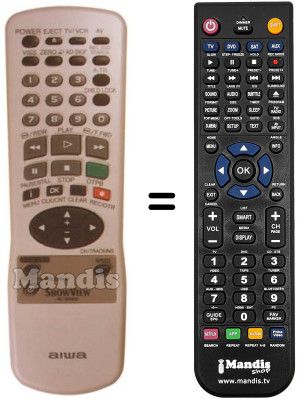 Replacement remote control RC-BVR02