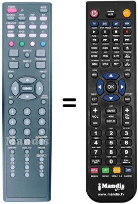 Replacement remote control EASY LIVING EL4213B