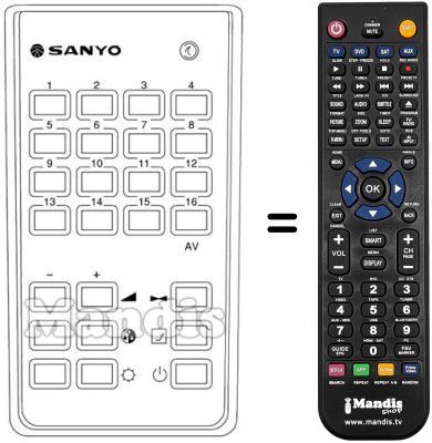 Replacement remote control Samsung RC218 Replacement remote control Samsung RC218