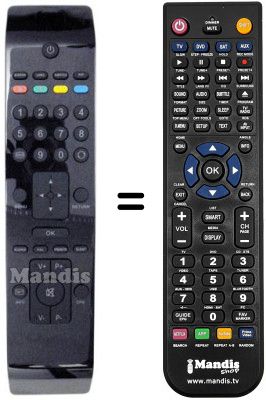 Gleichwertige Fernbedienung RC3900