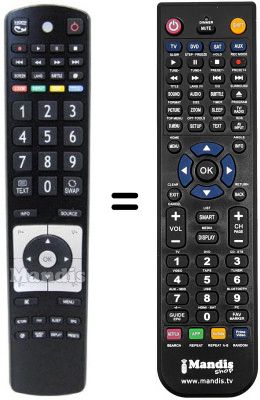 Replacement remote control RC5110