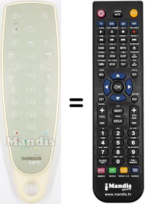 Gleichwertige Fernbedienung Thomson XINOXTV Gleichwertige Fernbedienung Thomson XINOXTV