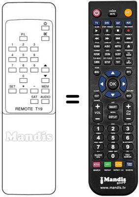 Replacement remote control Preisner SL1000LX