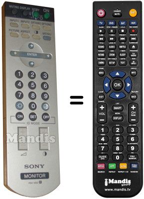 Replacement remote control Sony 1-478-991-13