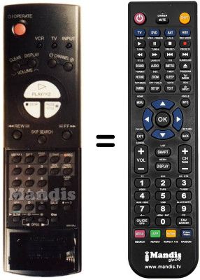 Replacement remote control Sharp RRMCG0013AJSA