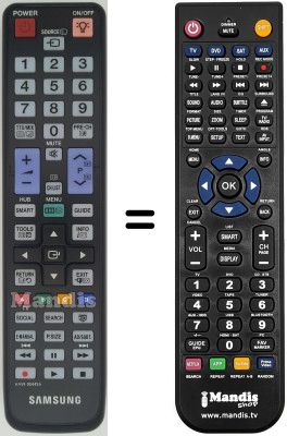 Gleichwertige Fernbedienung Samsung LE-40S62BXXEC Gleichwertige Fernbedienung Samsung LE-40S62BXXEC