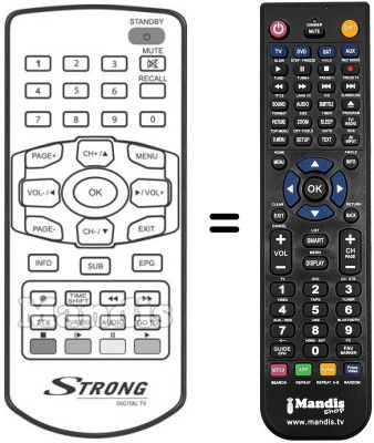 Replacement remote control REMCON831