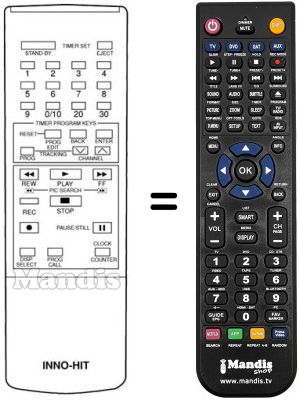 Replacement remote control REMCON137
