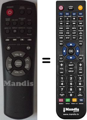 Gleichwertige Fernbedienung Samsung AH59-00004B